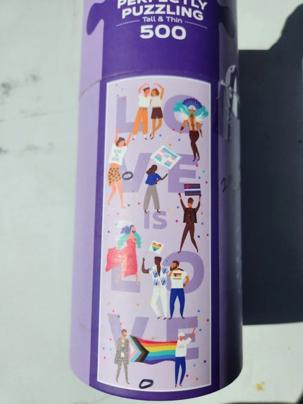 Love is Love 500 Piece Jigsaw Puzzle LGBTQ Gay Trans Pride Talking Tables  Measu